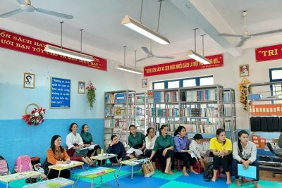 Tập huấn về”Thiết lập, quản lí và tổ chức hoạt động thư viện thân thiện”
